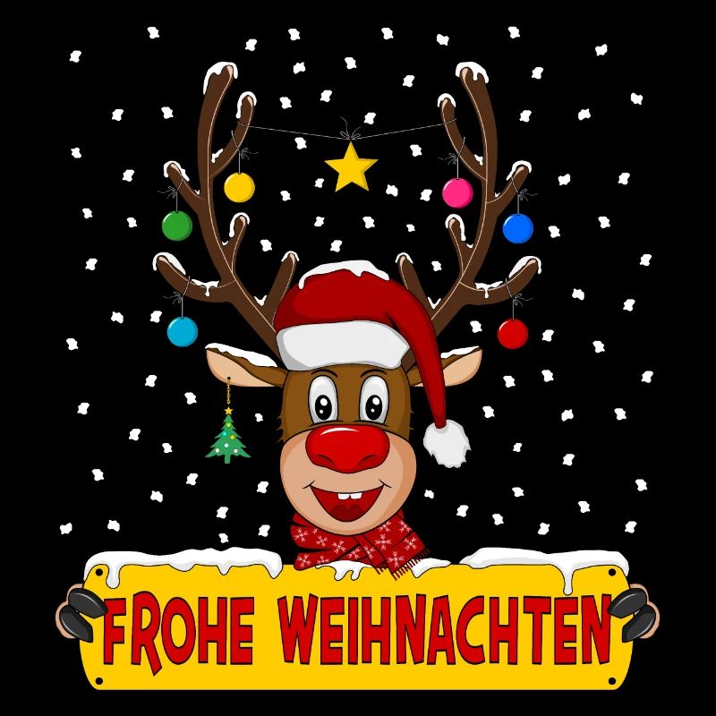 Frohe Weihnachten Rentier