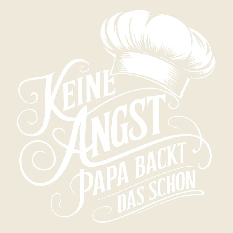 Papa backt das schon. Unser Papa ist Bäcker