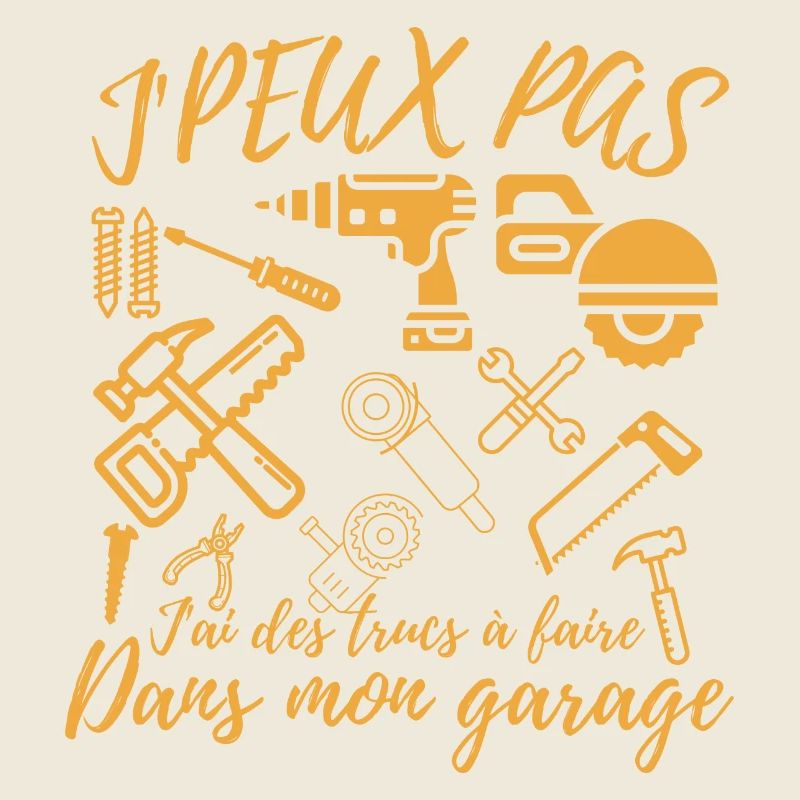 Papa Handwerker Ich kann nicht Handwerker, Garage Humor