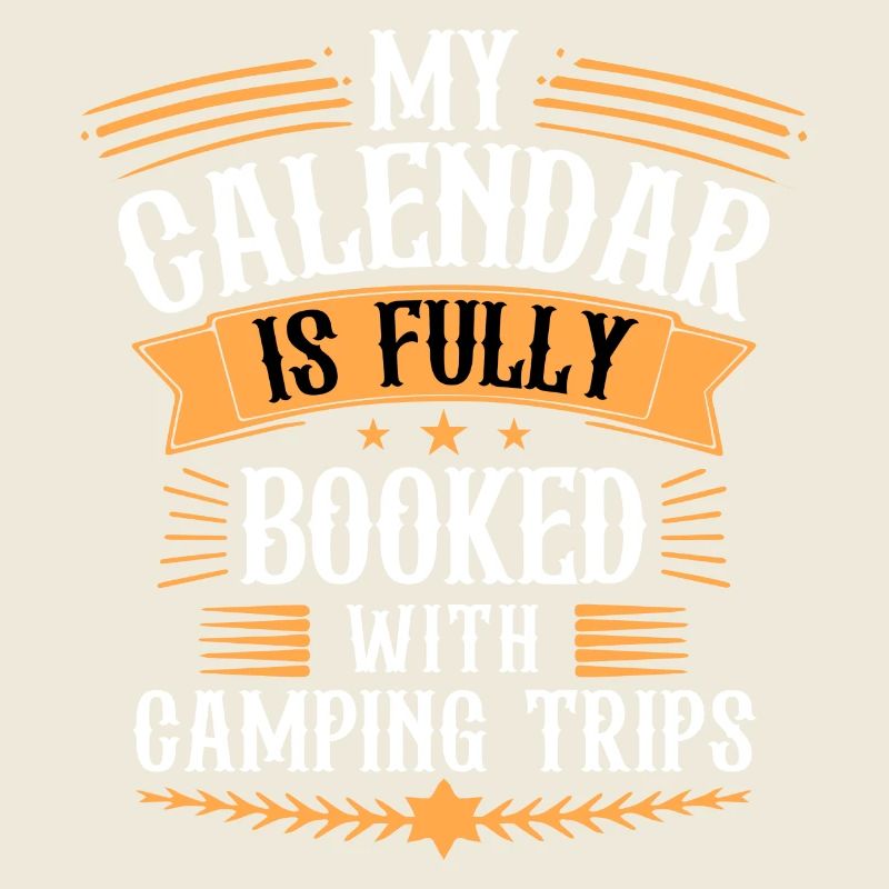 Mon calendrier est rempli de voyages de camping