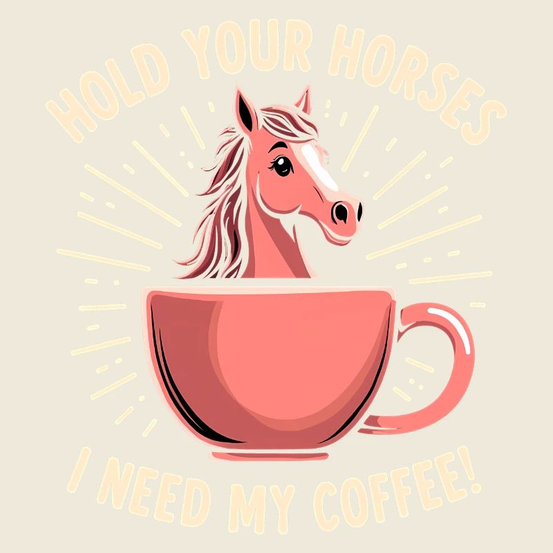 Pferde halt - Kaffee notwendig