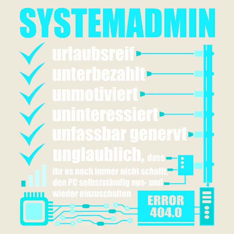 Systemadministrator, IT-Support, Netzwerkadmin, PC