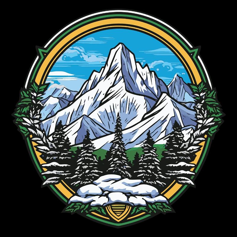 Eisberge Bergsteigen Schild