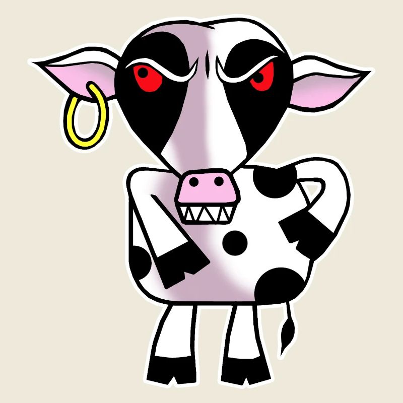 Vache en colère