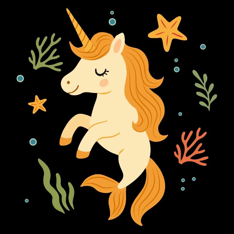 Unicorn with Fin – Magic Under Water