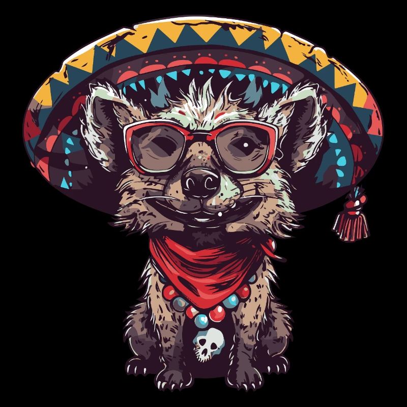 Hyène Drôle Sombrero