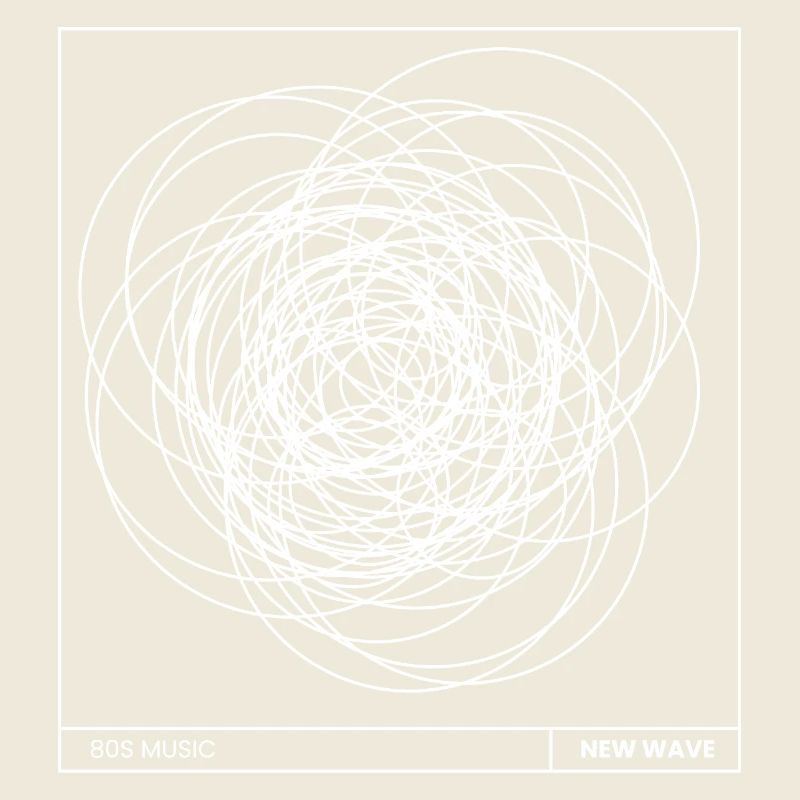 New Wave-Plakatdesign