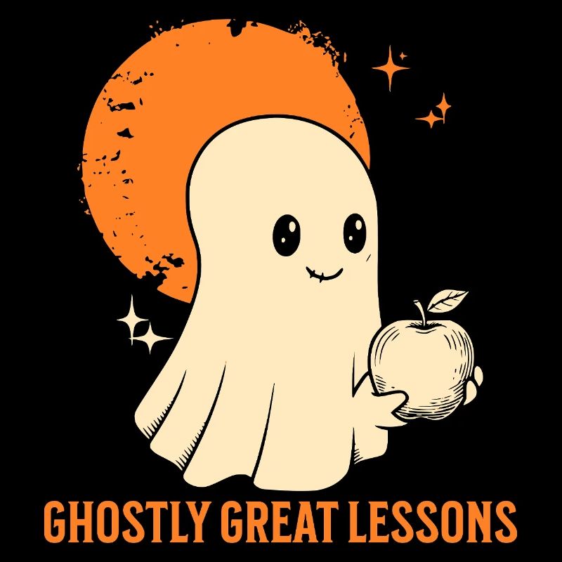 Squelette drôle de professeur pour Halloween en classe