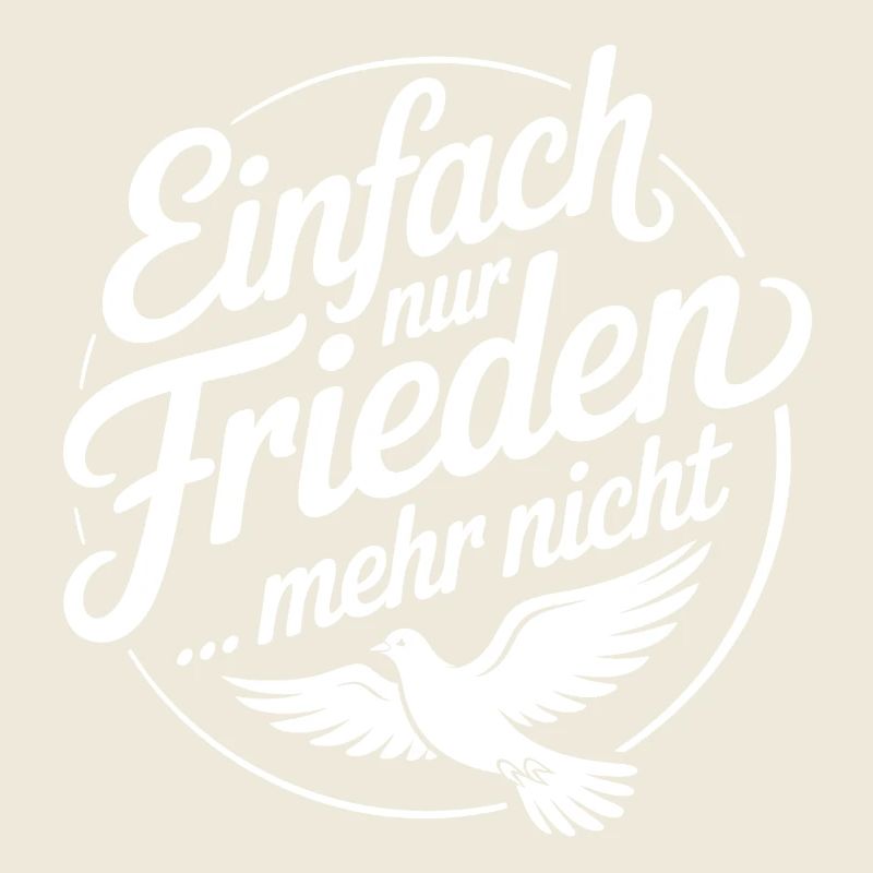 Just Peace - Peace Symbol with Dove