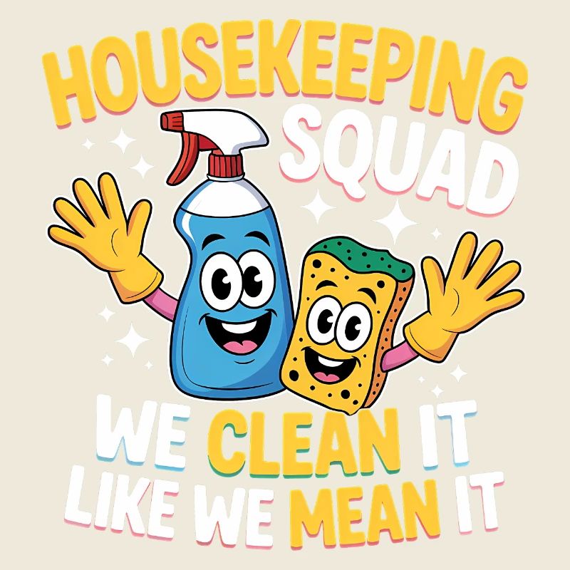 Funny Cleaning Design