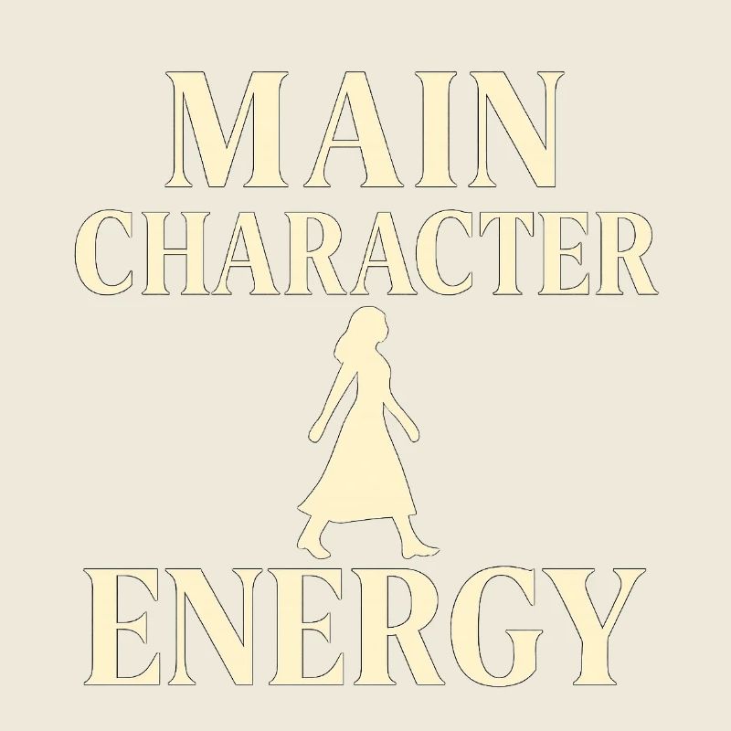 Main Character Energy Silhouette
