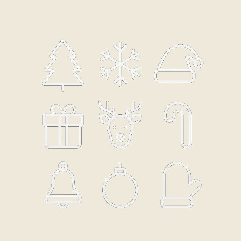 Icônes de Noël