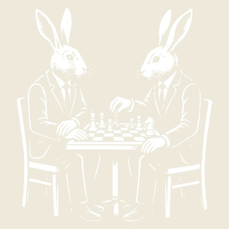 Dapper Rabbits Schachspiel