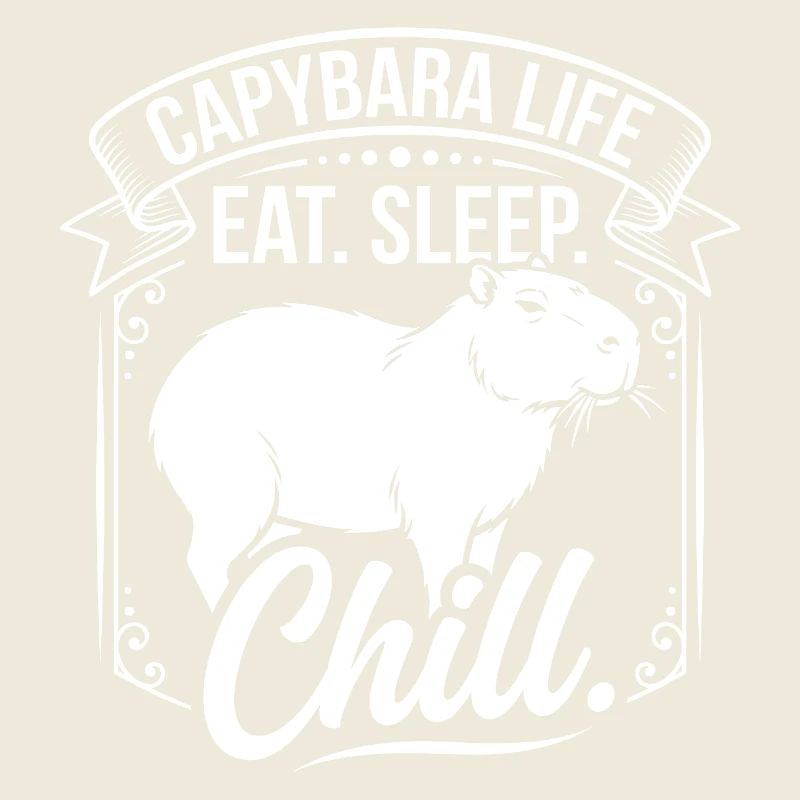 Capybara Life: Eat Sleep Chill