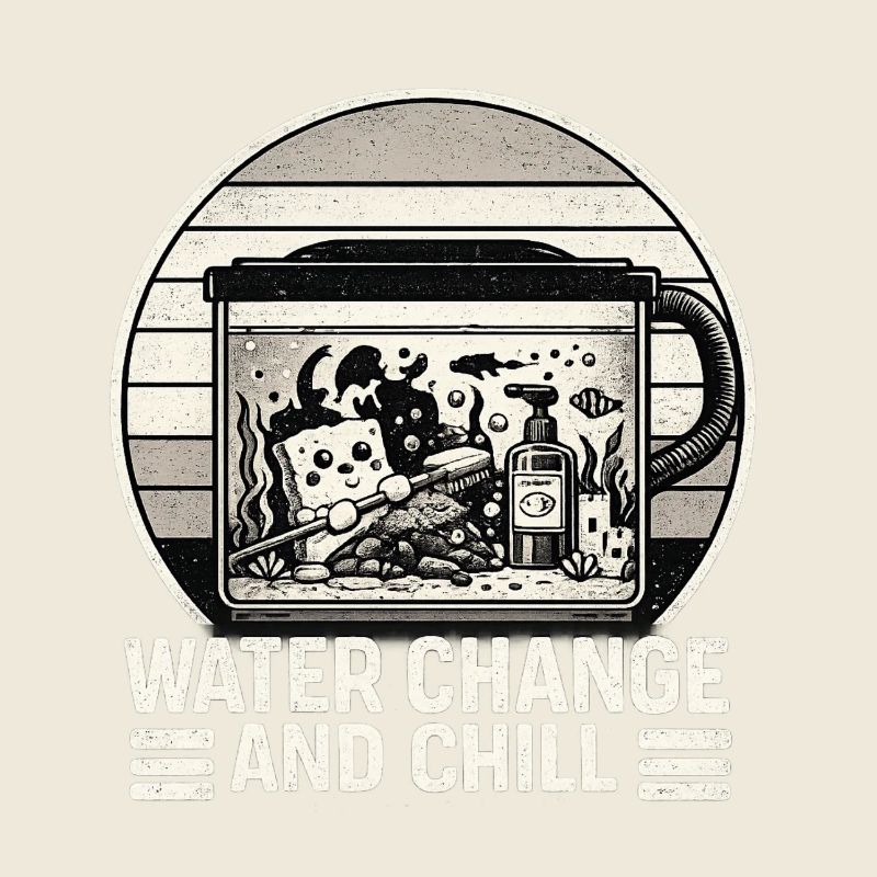Water Change Chill Aquarium Humor