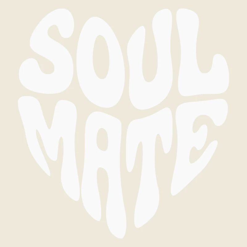 Soul Mate Retro Heart – Anpassbare Farbe