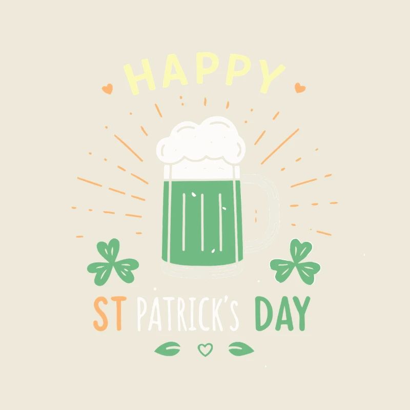 Verre Saint Patrick Festif