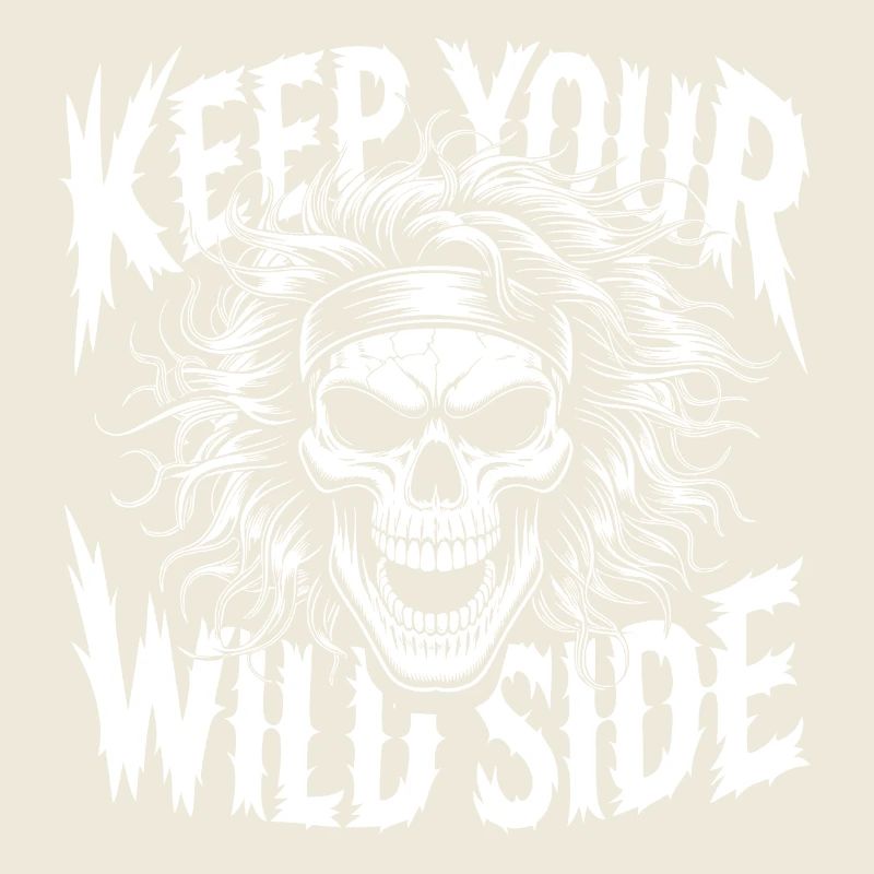 Keep Your Wild Side Skull