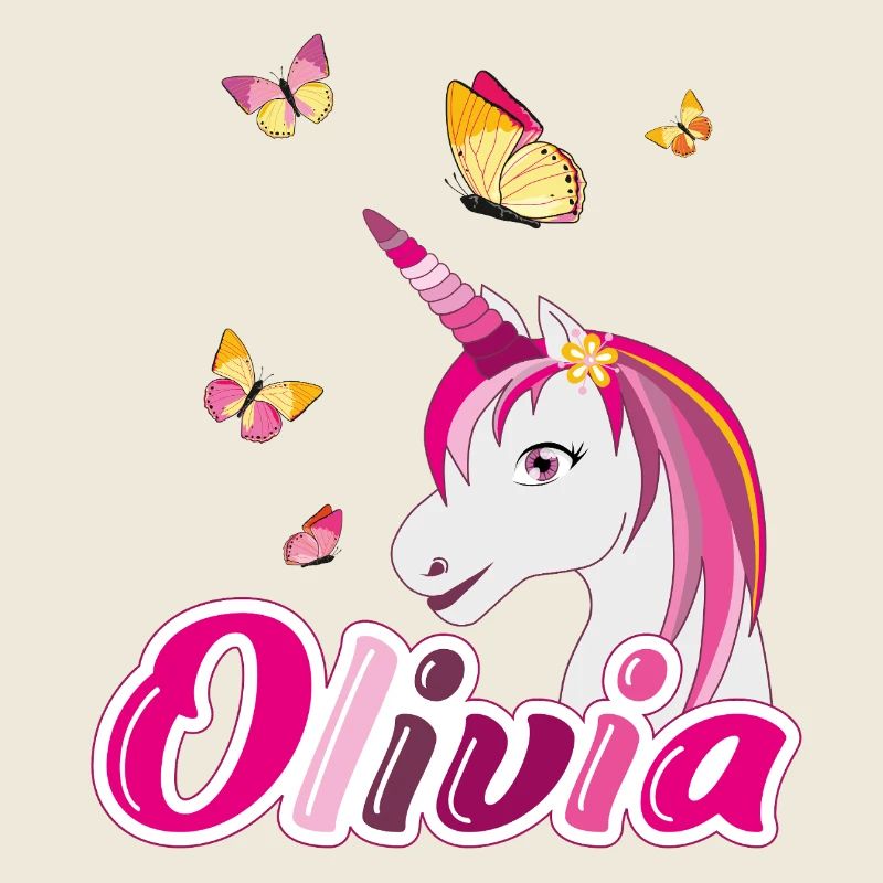 Olivia Einhorn mit Schmetterlingen