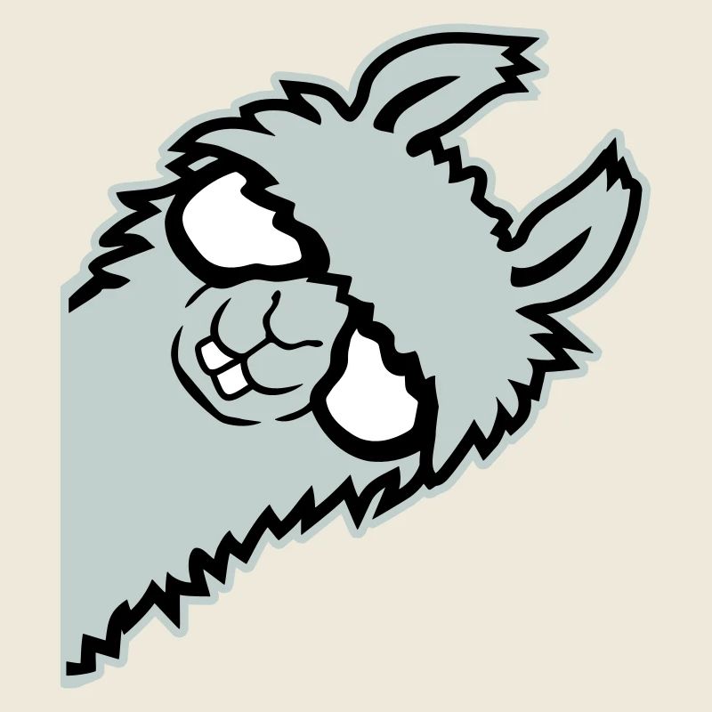 lama mentant nerd de lunettes arrogant animal drôle