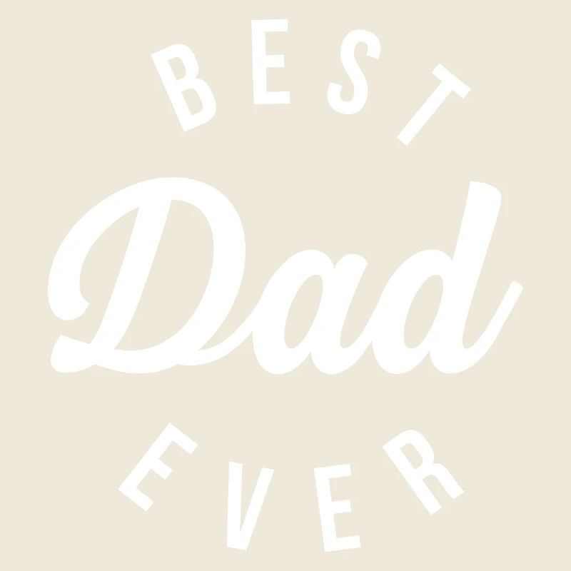 Best Dad Ever Typografie