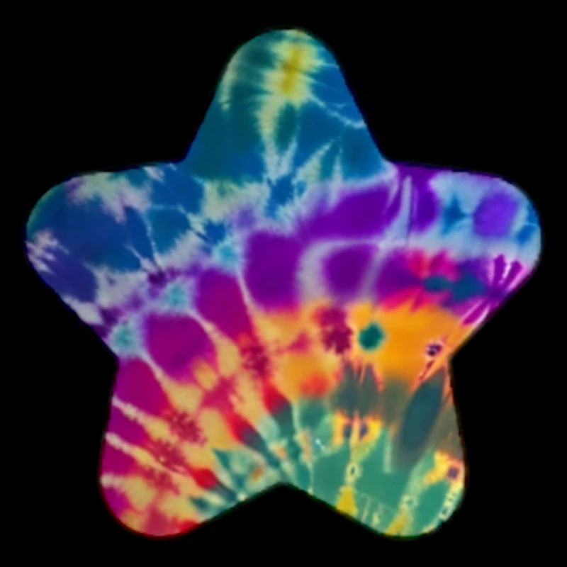 Groovy Tie Dye Star