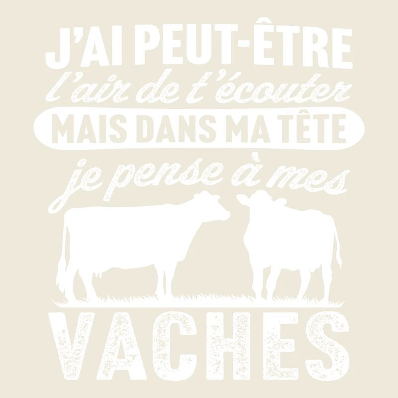 je pense à mes vaches