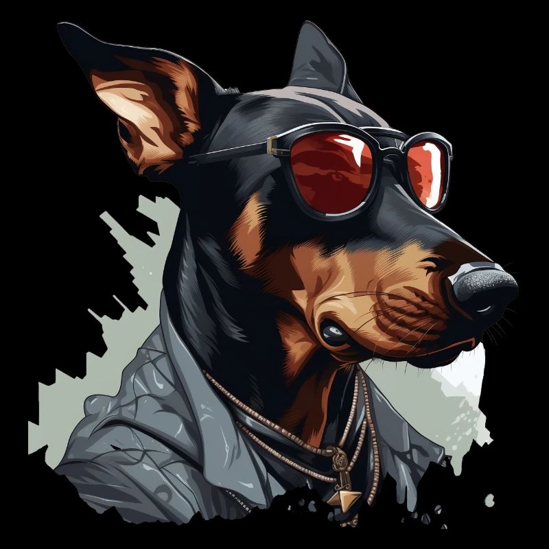 Protecteur urbain | Doberman Graffiti