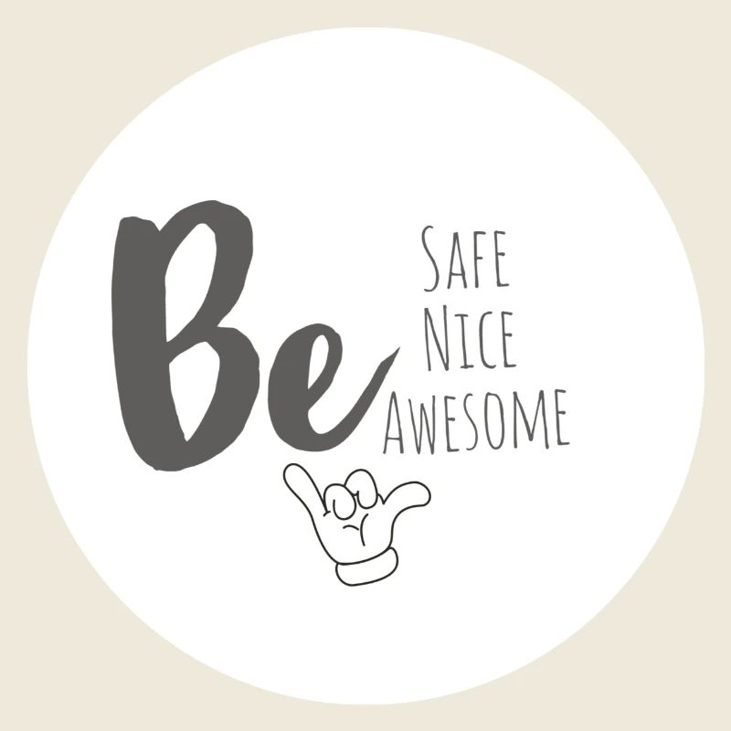 Sei sicher, sei nett, sei großartig