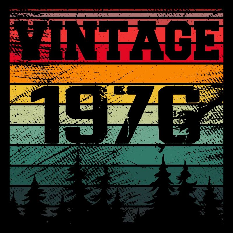 1976 Vintage 1976 Retro Geburtstagsgeschenk