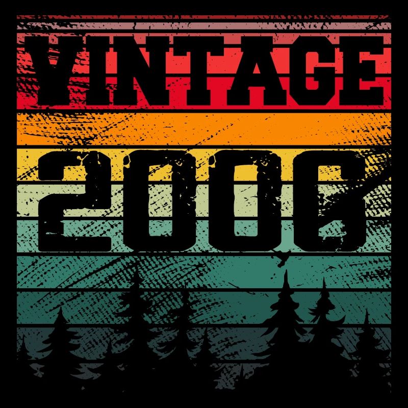 2000 Vintage 2000 Retro Geburtstagsgeschenk