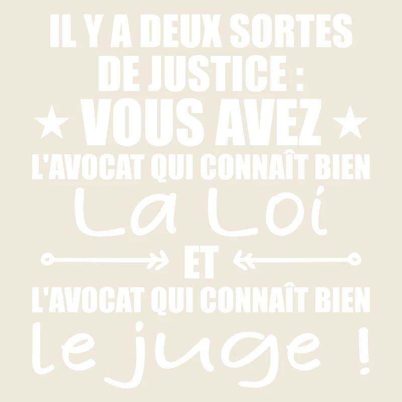 Il y a Deux Sortes de Justice / Humour Avocat
