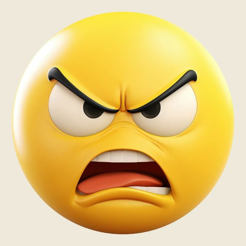 Angry Emoticon Emotion