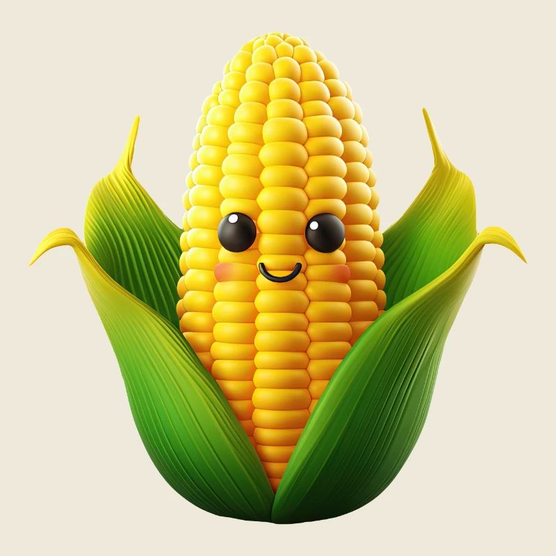 Corn on the cob Corn Kawaii
