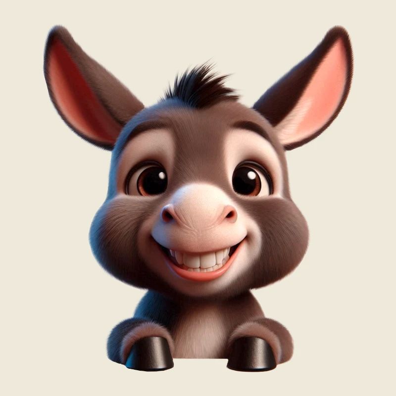 Bébé âne Esel Mule