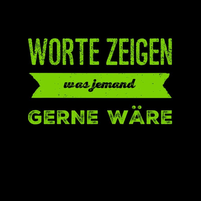 Worte sind unwichtig