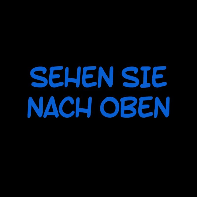 richte den Blick nach oben