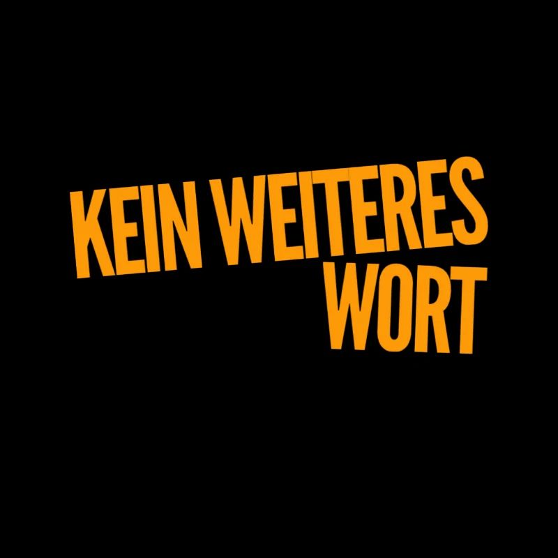 ich fordere Schweigen