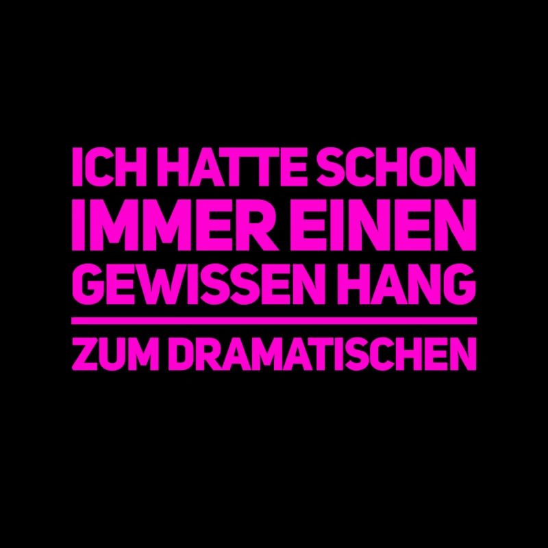 ich mag es dramatisch