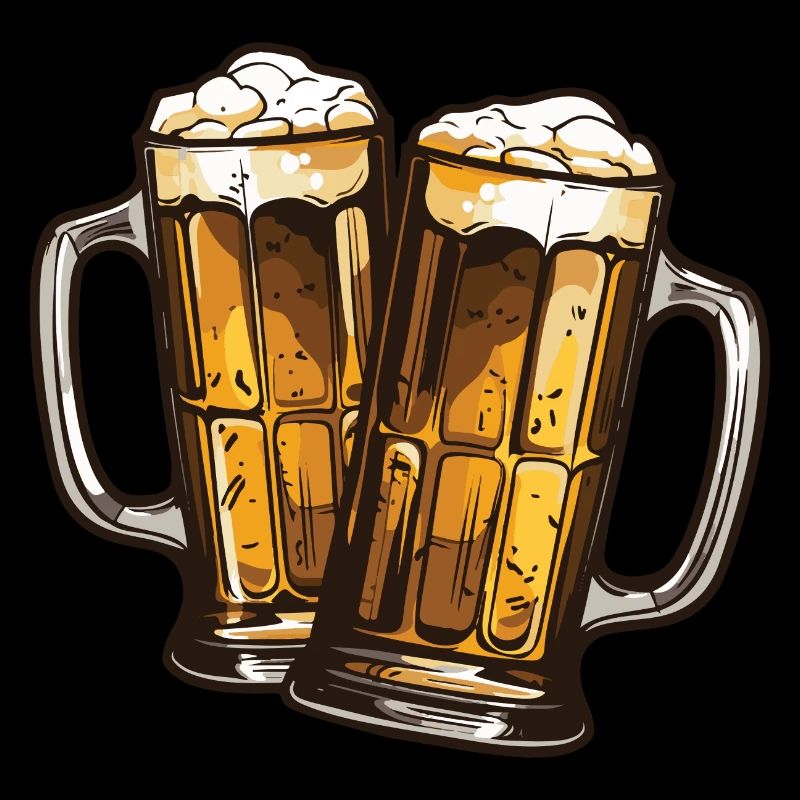 Bierkrug Bier Anstoßen