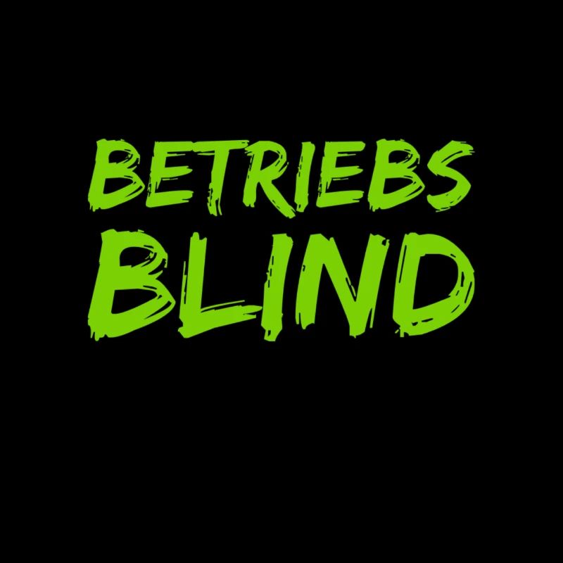 blind auf Arbeit