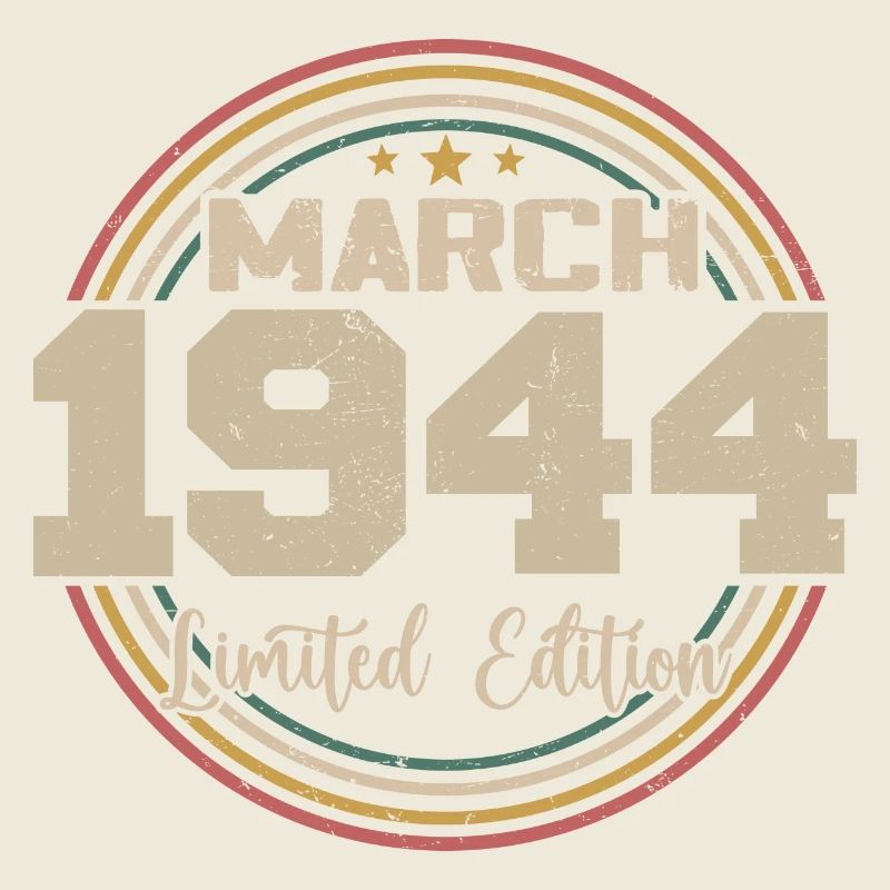 Awesome Since March 1944 Birthday 1944 Gift