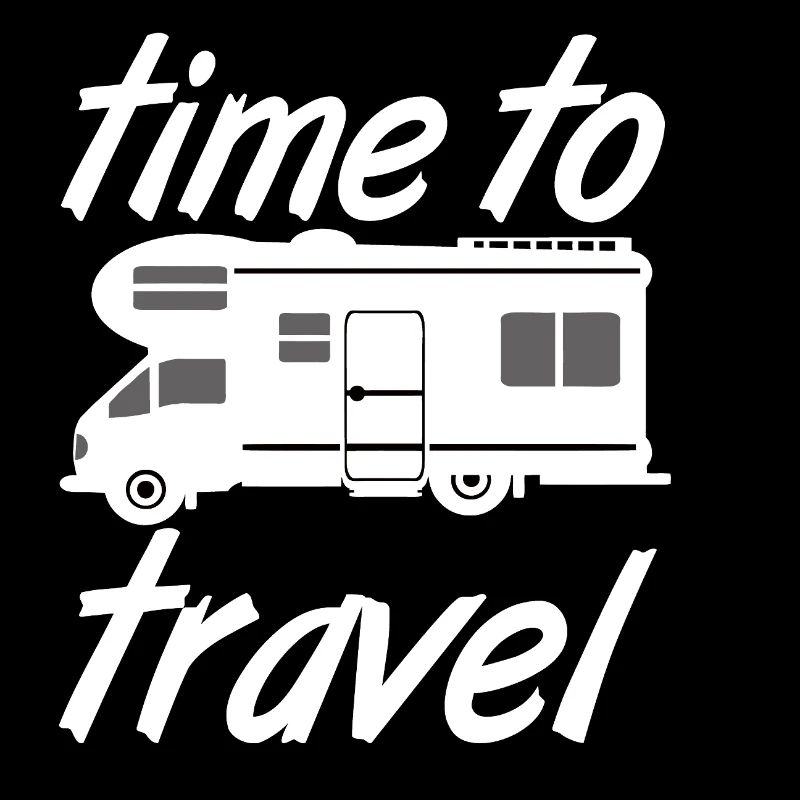 Camping-car,Camping,Fun Shirt,Temps de voyage (25)