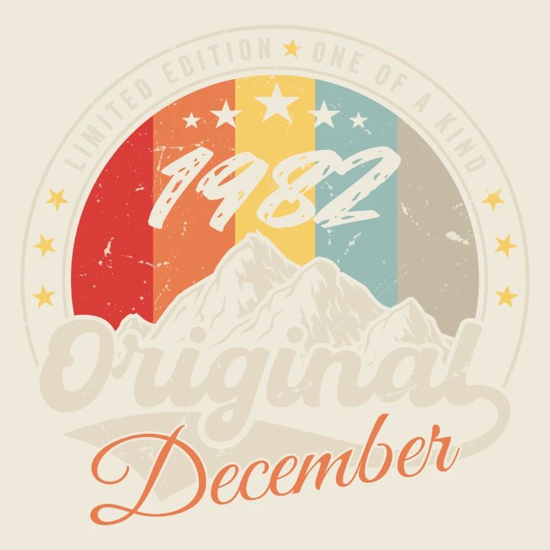 Vintage-Geburtstagsgeschenk - Dezember 1982