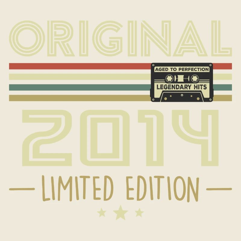 Vintage 2014 Original Vintage Anniversaire Rétro