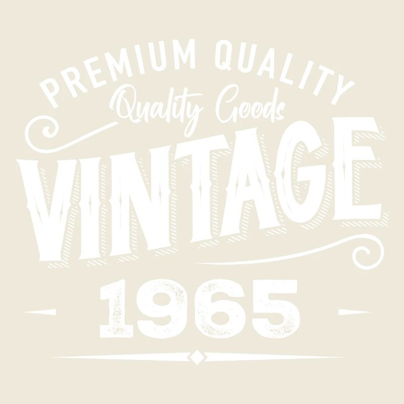 Vintage 1965 Original Rétro Millésime Anniversaire