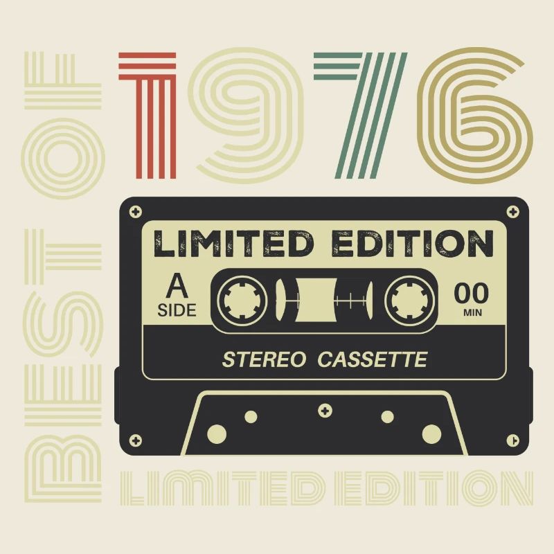 Millésime 1976 - cadeau d’anniversaire rétro 1976