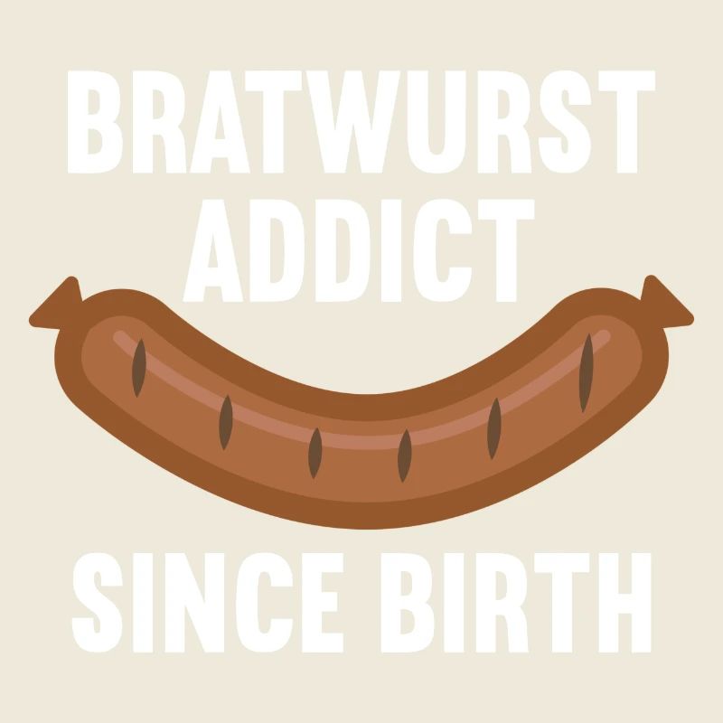 Bratwurst Addict Since Birth - Stadionwurst