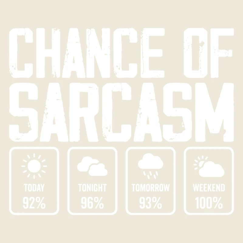 Chance auf Sarkasmus