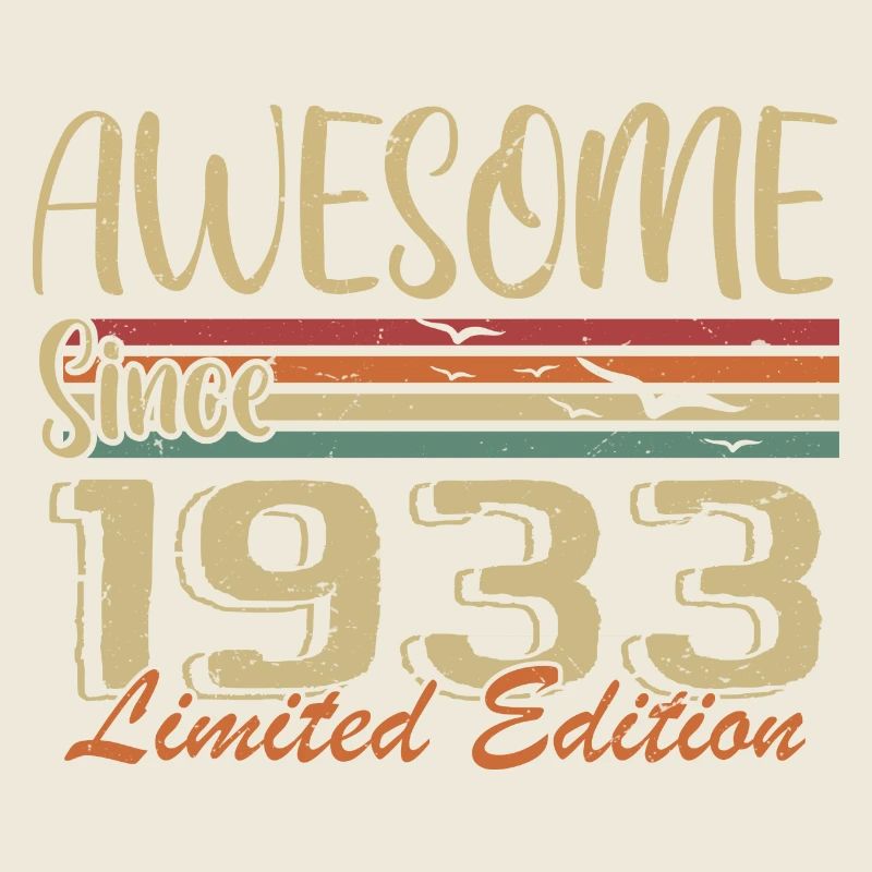 Legends Are Born In 1933 Vintage 1933